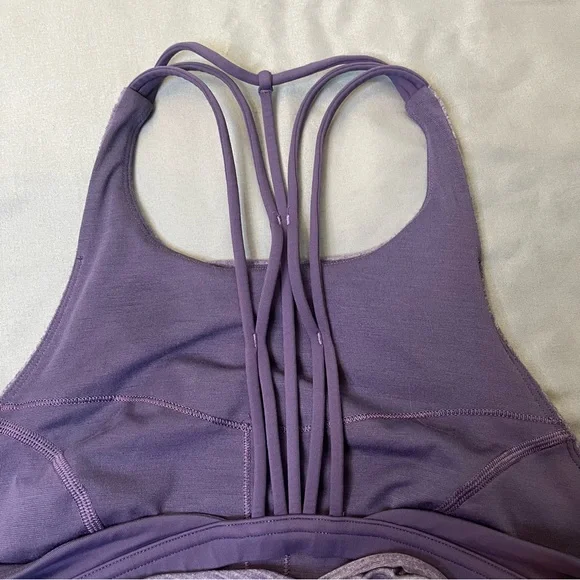 Lululemon Athletica Purple Tank Top With Built In Bra - Picture 4 of 4